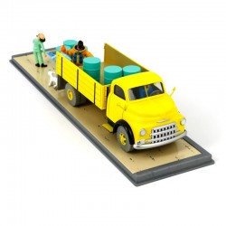 Voiture Moulinsart Tintin - Camion jaune de la base (Coll. Transport)