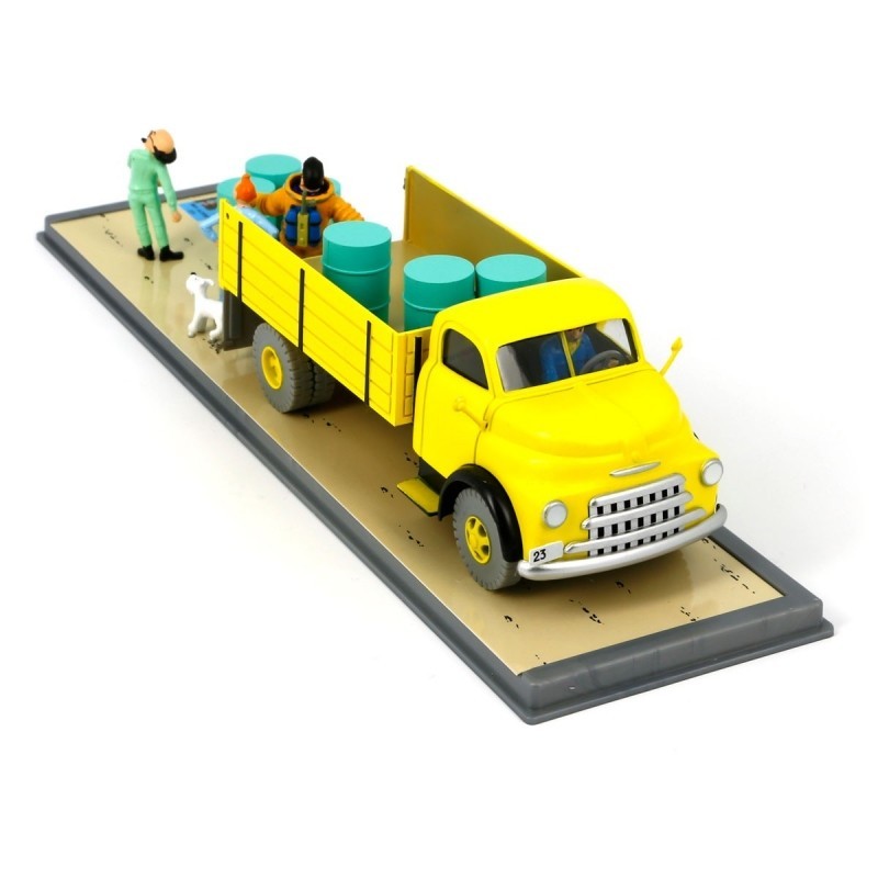 Voiture Moulinsart Tintin - Camion jaune de la base (Coll. Transport) Voiture Moulinsart Tintin - Camion jaune de la base (Coll. Transport)