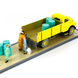 Voiture Moulinsart Tintin - Camion jaune de la base (Coll. Transport)