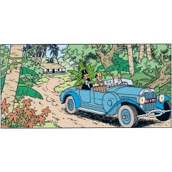 Voiture Moulinsart Tintin - Lincoln Torpedo (Coll. Atlas)