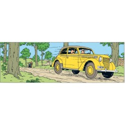 Voiture Moulinsart Tintin - Opel Olympia cabrio (Coll. Atlas)