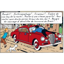 Voiture Moulinsart Tintin - Lancia Aurélia (Coll. Atlas)