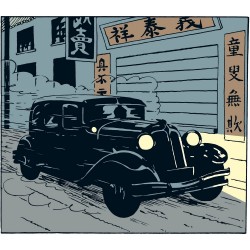 Voiture Moulinsart Tintin - Limousine vers Nanking (Coll. Atlas)