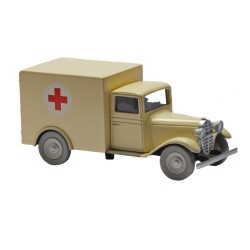 Voiture Moulinsart Tintin - Ambulance de l'asile (Coll. Atlas)