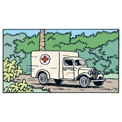 Voiture Moulinsart Tintin - Ambulance de l'asile (Coll. Atlas)