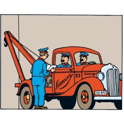 Voiture Moulinsart Tintin - Dépanneuse Simoun (Coll. Atlas)