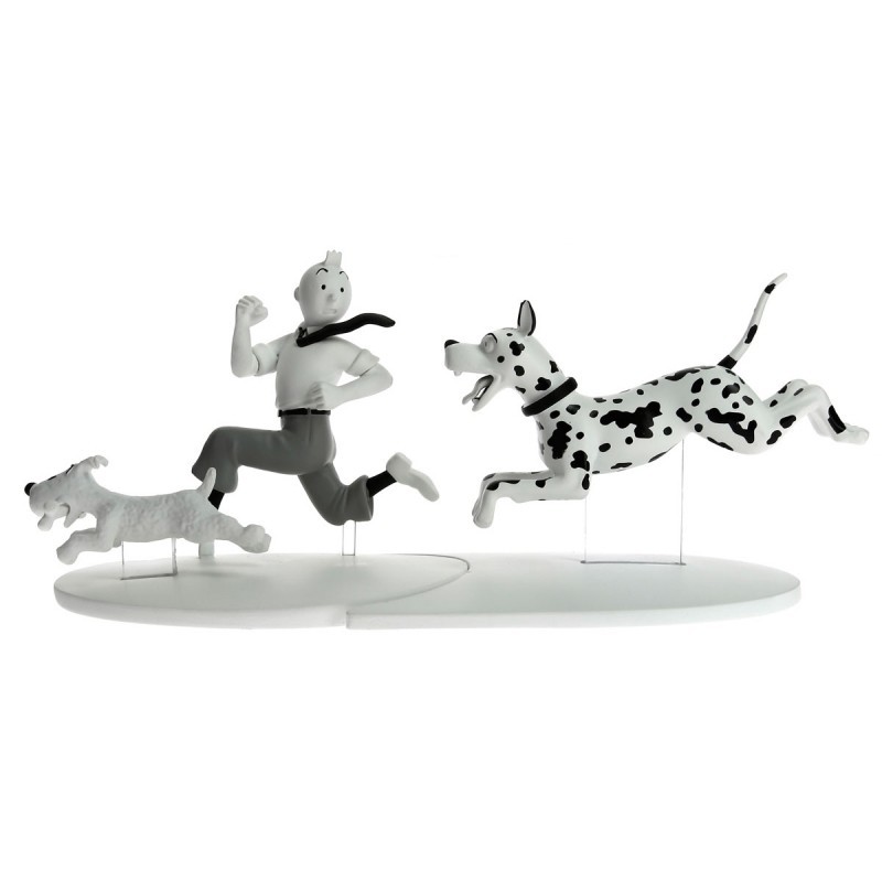 Figurine Moulinsart Tintin - Hors série 7 Tintin & Milou et le Danois Ile Noire