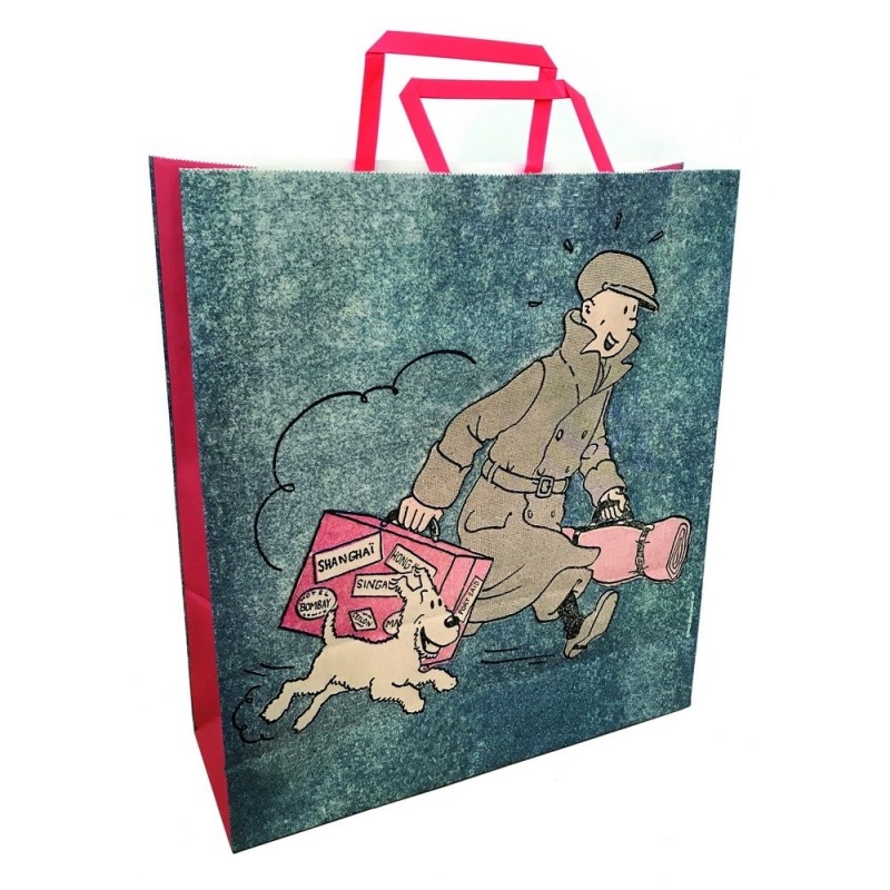 Bagagerie Moulinsart Tintin - Sac papier "Ils arrivent"