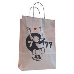 Bagagerie Moulinsart Tintin - Sac papier "7 à 77 ans"