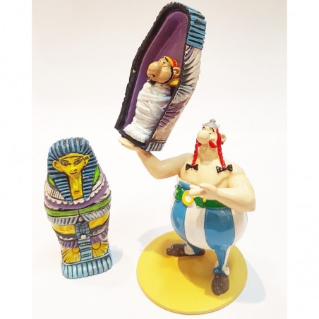 Uderzo -Scène Pixi, Astérix & Obélix dans le canot-Coffret & Certif