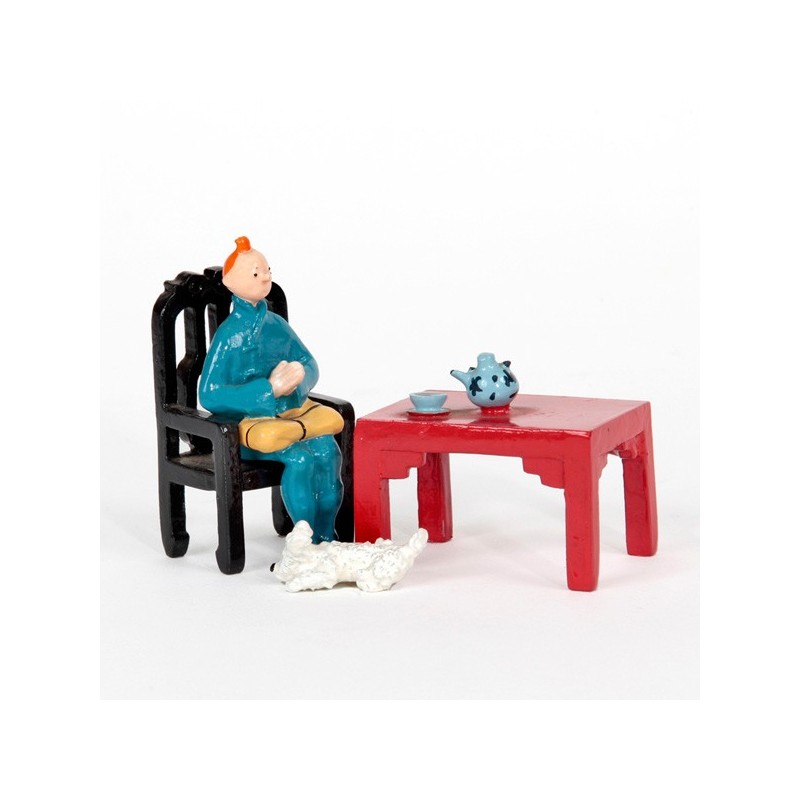 Pixi Moulinsart Tintin - 2ème série - Tintin prenant le thé
