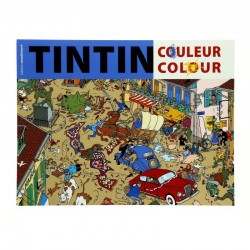 Papeterie Moulinsart Tintin - Livre de coloriages (couverture bleue)
