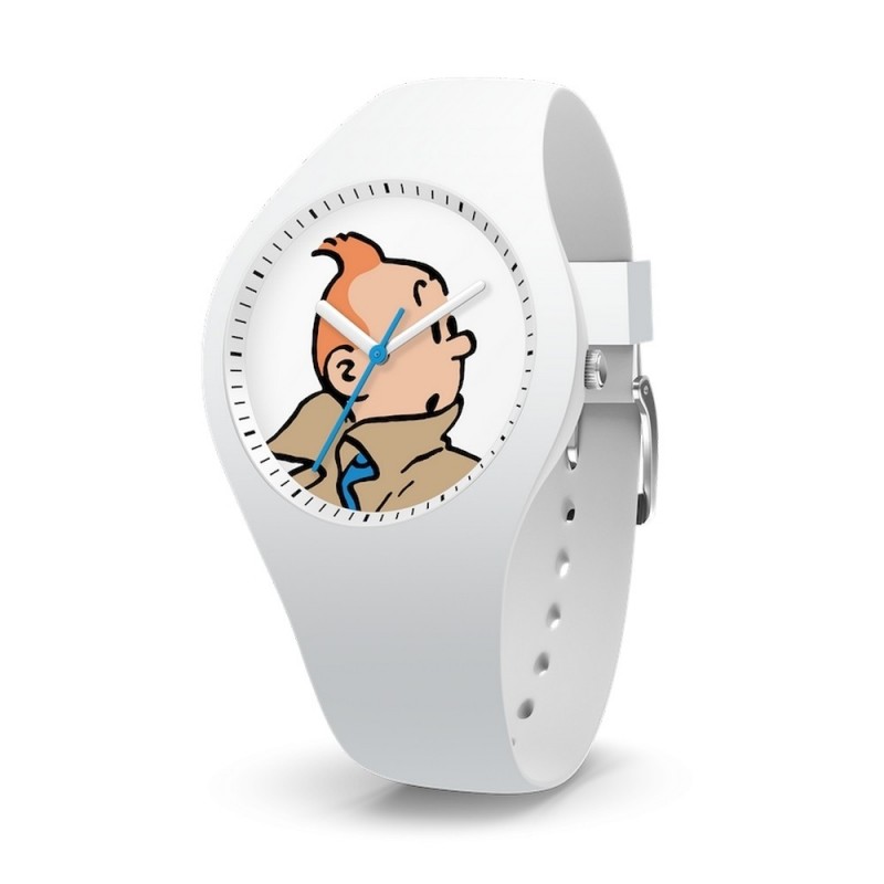 Horlogerie Moulinsart Tintin - Montre Tintin & Co : Sport Skin Tintin "S" (White) Horlogerie Moulinsart Tintin - Montre Tintin & Co : Sport Skin Tintin "S" (White)