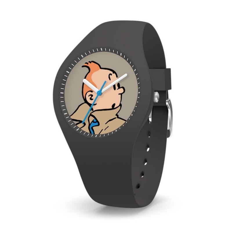 Horlogerie Moulinsart Tintin - Montre Tintin & Co : Sport Skin Tintin "M" (Anthracite) Horlogerie Moulinsart Tintin - Montre Tintin & Co : Sport Skin Tintin "M" (Anthracite)