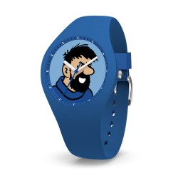Horlogerie Moulinsart Tintin - Montre Tintin & Co : Sport Skin Haddock "M" (Blue)