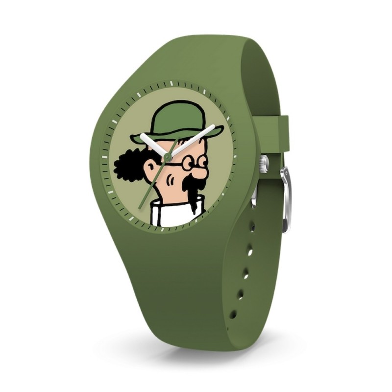 Horlogerie Moulinsart Tintin - Montre Tintin & Co : Sport Skin Tournesol "M" (Green) Horlogerie Moulinsart Tintin - Montre Tintin & Co : Sport Skin Tournesol "M" (Green)