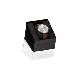 Horlogerie Moulinsart Tintin - Montre Tintin & Co : Classic "S" (Silver/Brown)