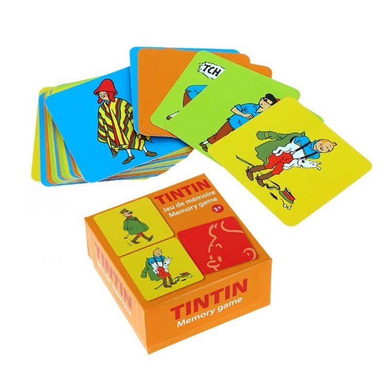 Jeu Moulinsart Tintin - Cartes de mémoire (Costumes) Jeu Moulinsart Tintin - Cartes de mémoire (Costumes)