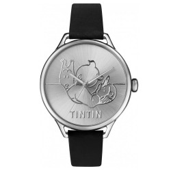Horlogerie Moulinsart Tintin - Montre Tintin Soviet : Classic Voiture "M" (Silver/Black)
