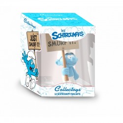 Collectoys Peyo Schtroumpfs - Schtroumpf pancarte "Just Smurf It"