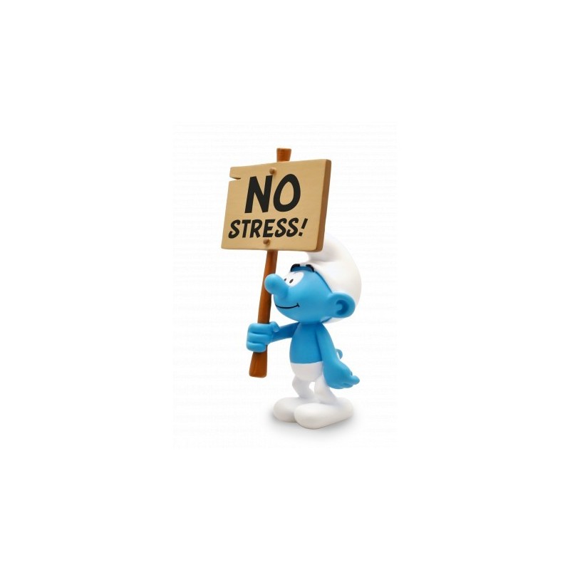 Collectoys Peyo Schtroumpfs - Schtroumpf pancarte "No Stress" Collectoys Peyo Schtroumpfs - Schtroumpf pancarte "No Stress"