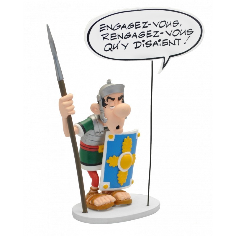Collectoys Uderzo Astérix - Coll. Bulles - Légionnaire romain Collectoys Uderzo Astérix - Coll. Bulles - Légionnaire romain