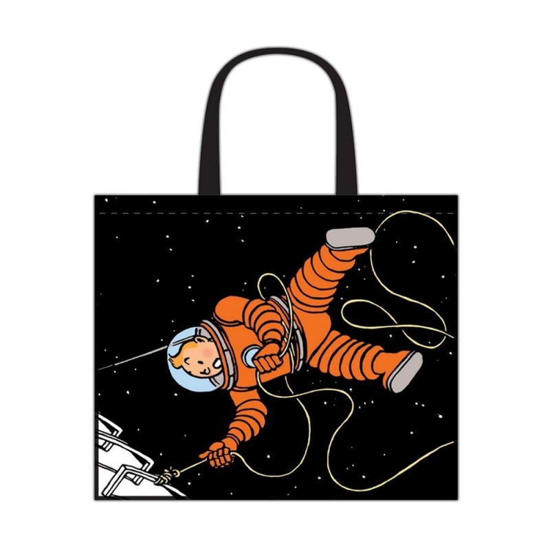 Bagagerie Moulinsart Tintin - Sac semi-imperméable Tintin Haddock Lune GM Bagagerie Moulinsart Tintin - Sac semi-imperméable Tintin Haddock Lune GM