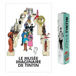 Poster Moulinsart Tintin - "Le Musée Imaginaire de Tintin"