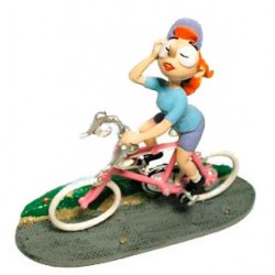 Pixi Franquin Gaston - Mademoiselle Jeanne cycliste (Maillot bleu)