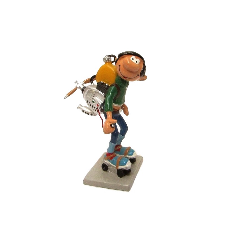 Pixi Franquin Gaston - Gaston moteur sur patins à roulettes