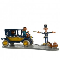 Pixi Franquin Gaston -  Le taxi de Gaston et la mini-dépanneuse avec Longtarin