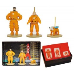 Figurine Moulinsart Tintin - Coffret Lune micro-figurines (Atlas)
