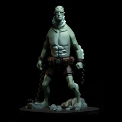 Fariboles Mignola Hellboy - Abe Sapien (scale 1/8)