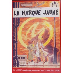 Plaque émaillée Blake & Mortimer - Marque Jaune Projet 41x61