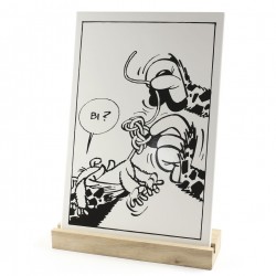Plaque émaillée Spirou & Fantasio - Nid des Marsupilamis (Strip) 110x39