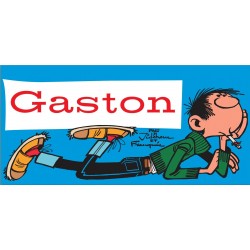 Plaque émaillée Gaston - Gaston zéro 100x48