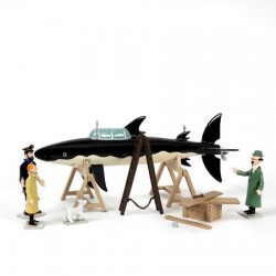 Pixi Moulinsart Tintin - Scène requin Rackham le Rouge