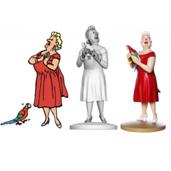 Figurine Moulinsart Tintin - La Castafiore au perroquet (kiosque)