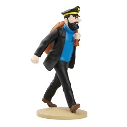 Figurine Moulinsart Tintin - Haddock en route (kiosque)