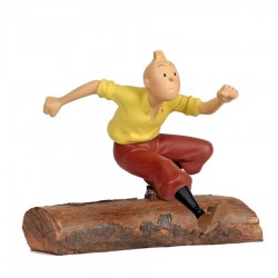 Leblon Moulinsart Tintin - Tintin Tronc d'arbre