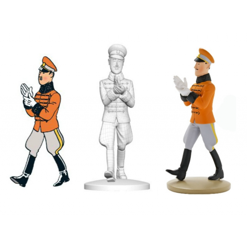 Tintin et ses figurines