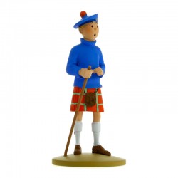 Figurine Moulinsart Tintin - Tintin en kilt (kiosque)