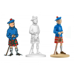 Figurine Moulinsart Tintin - Tintin en kilt (kiosque)