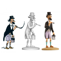 Figurine Moulinsart Tintin - Le professeur Siclone au pinceau (kiosque)