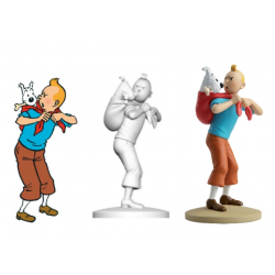 Figurine Moulinsart Tintin - Tintin ramène Milou (kiosque)