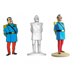 Figurine Moulinsart Tintin - Le Général Alcazar en uniforme (kiosque)