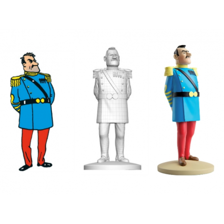 FIGURINE TINTIN COLLECTION Officielle N° 56 LE GÉNÉRAL ALCAZAR EN PICARO EUR 30,00 - PicClick FR