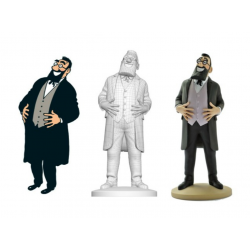 Figurine Moulinsart Tintin - Le professeur Bergamotte hilare (kiosque)