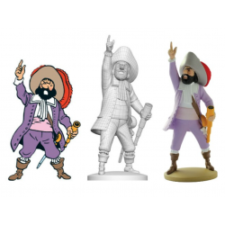 Figurine Moulinsart Tintin - Le Chevalier François de Hadoque (kiosque)