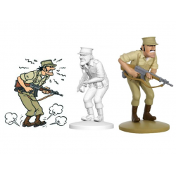 Figurine Moulinsart Tintin - Le Général Alcazar en Picaro (kiosque)